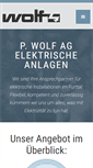 Mobile Screenshot of elektro-wolf.ch